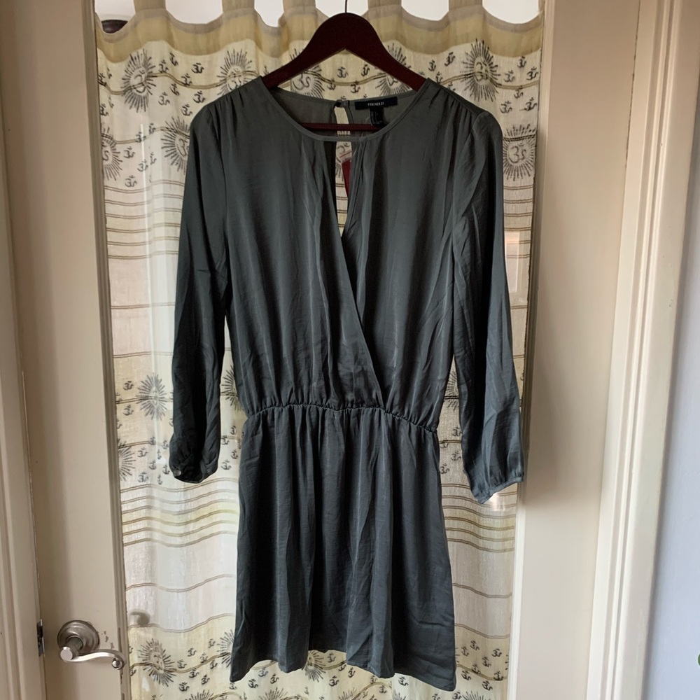 Satin mini dress